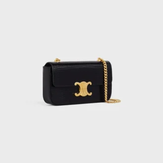 Chain Shoulder Bag Claude in Lizard