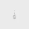 Charms Artichoke in Brass with Rhodium Finish Charms Artichoke in Brass with Rhodium Finish