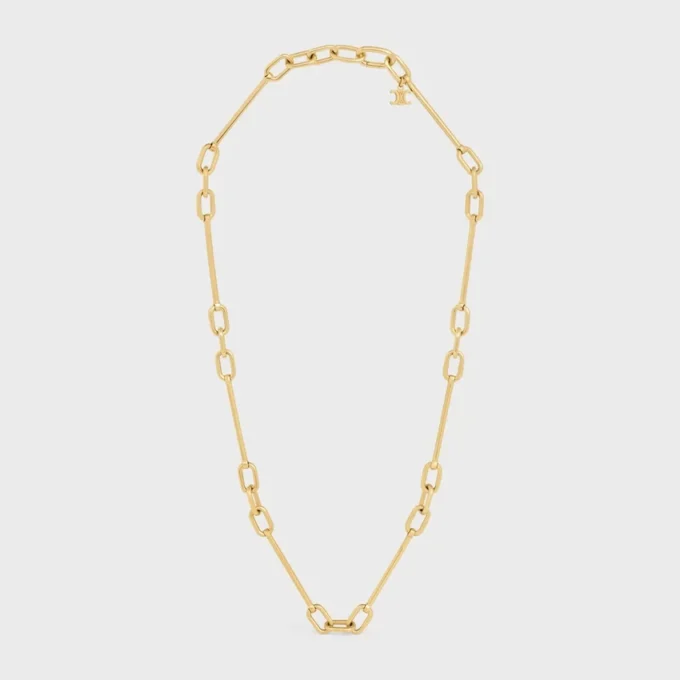 Charms Necklace in Brass with Gold Finish Charms Necklace in Brass with Gold Finish