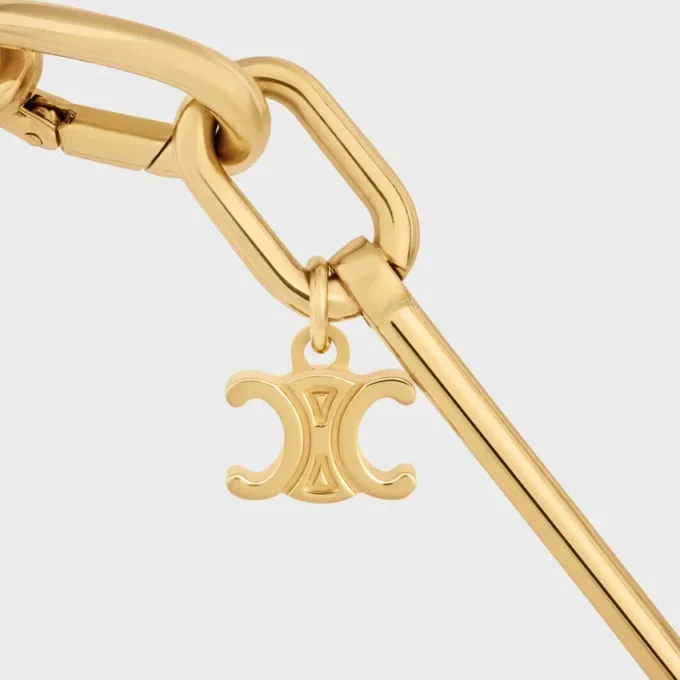 Charms Necklace in Brass with Gold Finish Charms Necklace in Brass with Gold Finish