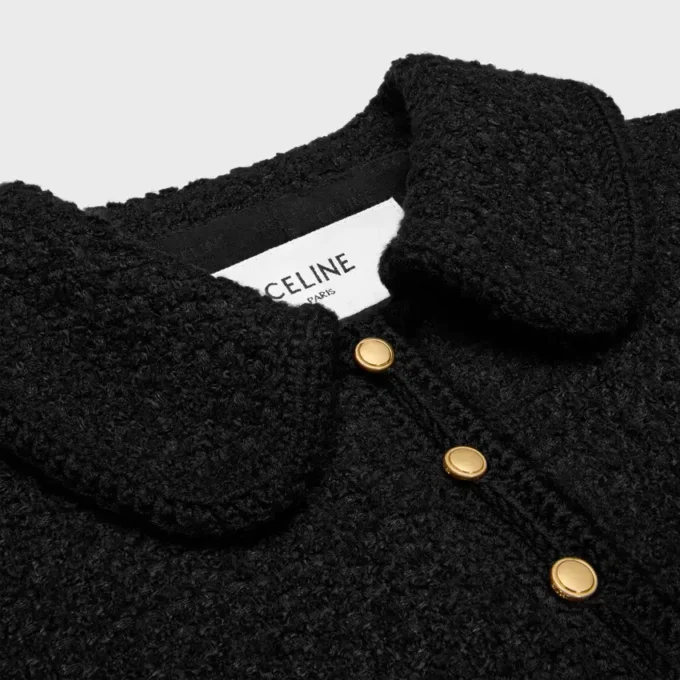 Chasseur Jacket in Cashmere Bouclette Natte Chasseur Jacket in Cashmere Bouclette Natte