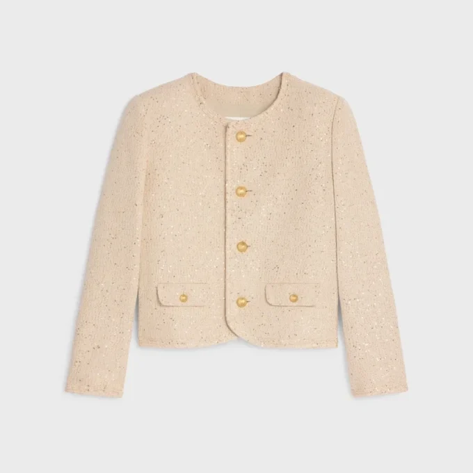 Chelsea Jacket in Sequin Silk Tweed Chelsea Jacket in Sequin Silk Tweed