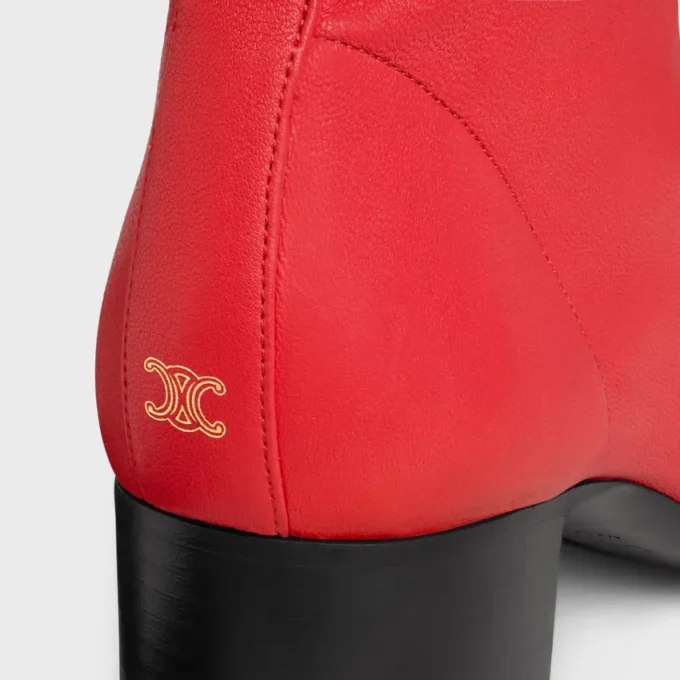 Cheri – Zipped Boot in Stretch Lambskin