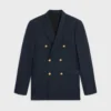 Classic Jacket in Diagonal Wool Classic Jacket in Diagonal Wool