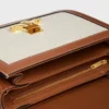 Classique Triomphe Bag in Textile with Triomphe All-Over and Calfskin Classique Triomphe Bag in Textile with Triomphe All-Over and Calfskin