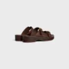 Cleo – Double Strap Sandal in Calfskin – Vegetal Tanning