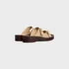 Cleo – Double Strap Sandal in Suede Calfskin