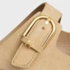 Cleo – Double Strap Sandal in Suede Calfskin