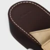 Cleo – Double Strap Sandal in Suede Calfskin