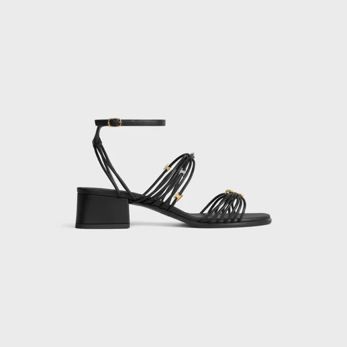 CléMence Heeled Sandal in Goatskin