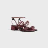 CléMence Heeled Sandal in Goatskin