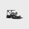 CléMence Heeled Sandal in Goatskin