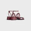 CléMence Heeled Sandal in Goatskin