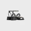 CléMence Heeled Sandal in Goatskin