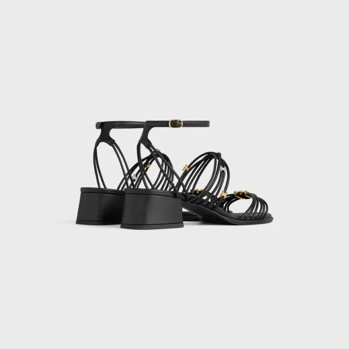 CléMence Heeled Sandal in Goatskin