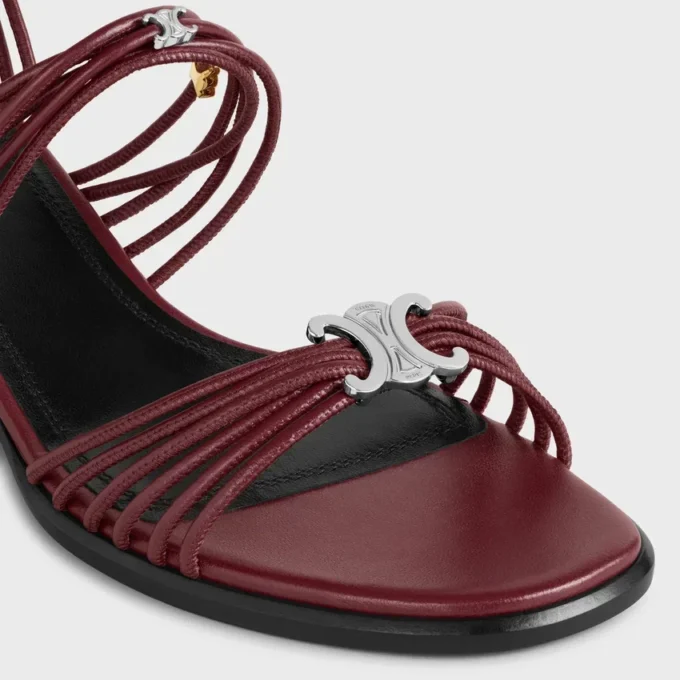 CléMence Heeled Sandal in Goatskin