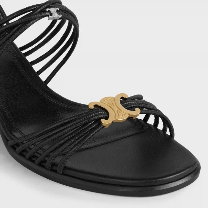 CléMence Heeled Sandal in Goatskin