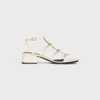 CléMence Heeled Sandal in Lambskin