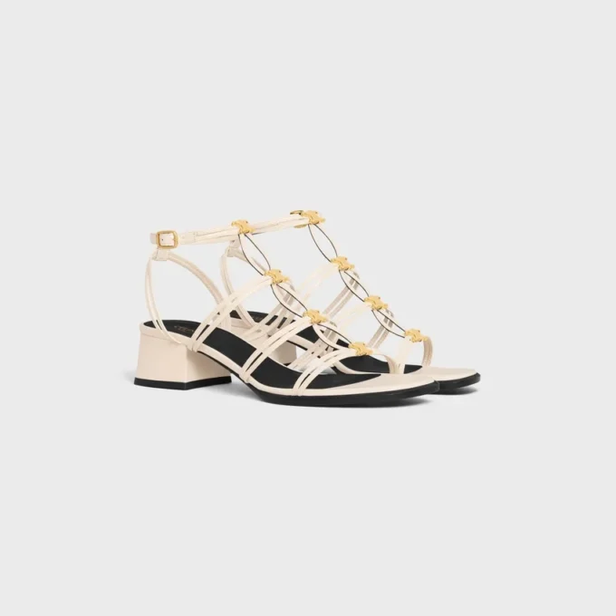CléMence Heeled Sandal in Lambskin