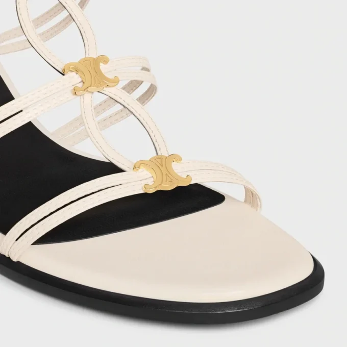CléMence Heeled Sandal in Lambskin