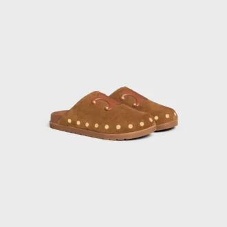 Clog Pitea in Suede Calfskin