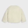 Coat in Fluffy Wool