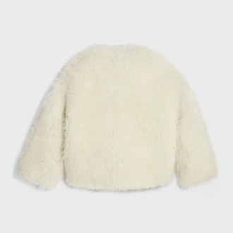 Coat in Fluffy Wool Coat in Fluffy Wool