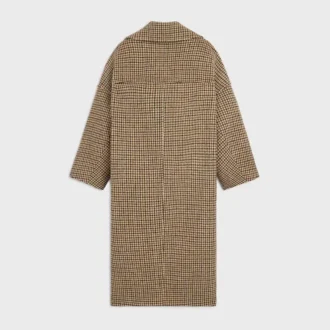 Coat in Houndstooth Wool Coat in Houndstooth Wool