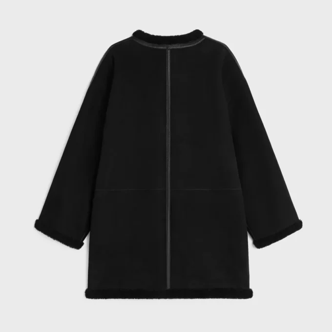 Coat in Suede