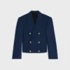 Colonne Blazer in Diagonal Wool