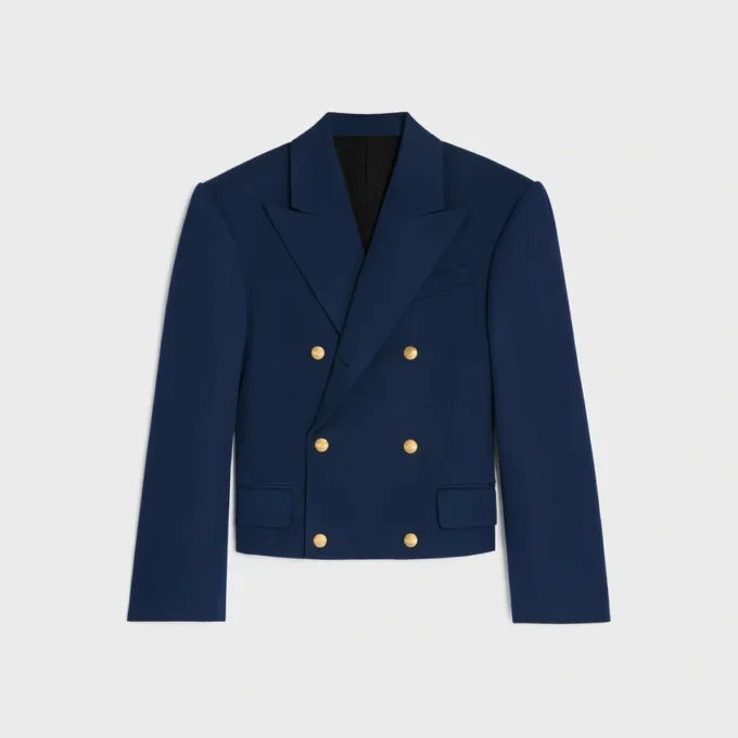 Colonne Blazer in Diagonal Wool