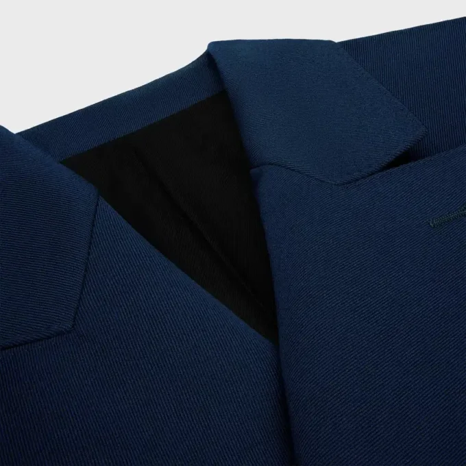 Colonne Blazer in Diagonal Wool