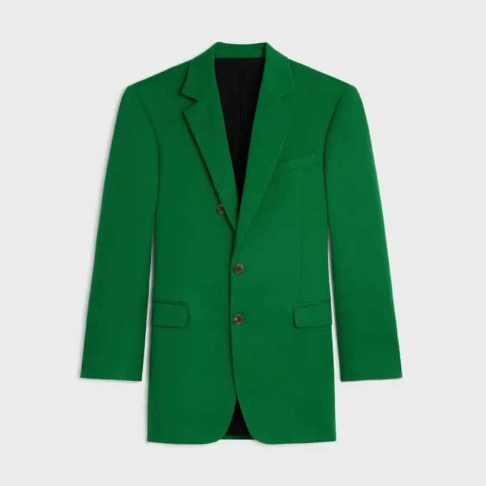 Colonne Jacket in Diagonal Wool