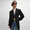 Colonne Jacket in Diagonal Wool