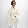 Colonne Jacket in Diagonal Wool