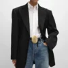 Colonne Jacket in Diagonal Wool