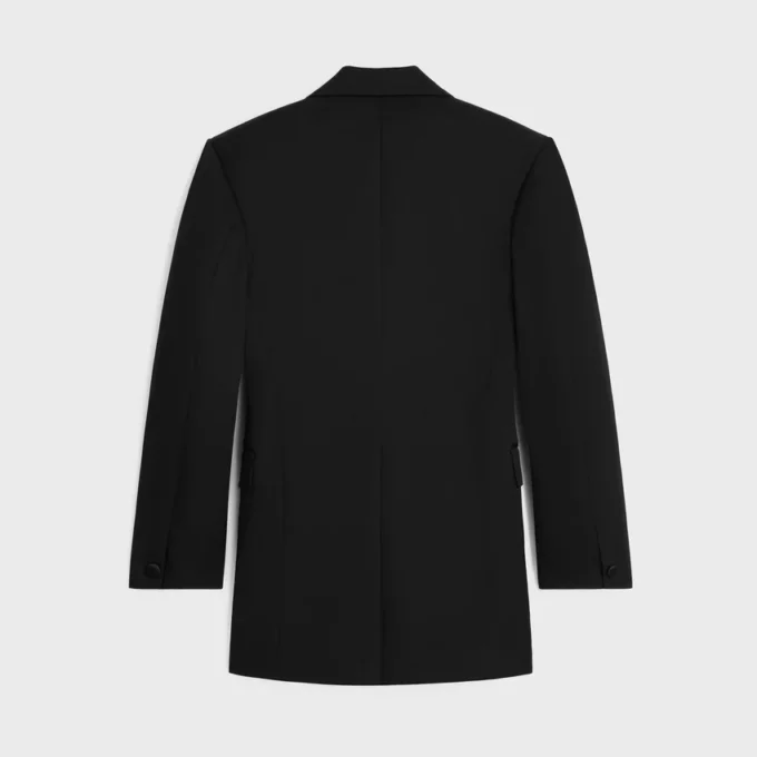 Colonne Tux Jacket in Wool and Mohair Gabardine Colonne Tux Jacket in Wool and Mohair Gabardine