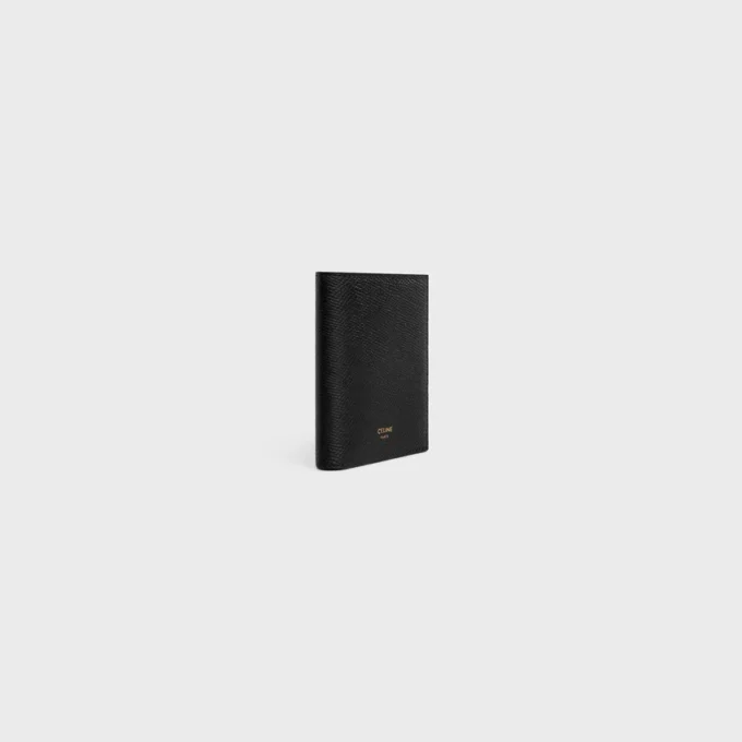 Compact Wallet Triomphe Charms in Grained Calfskin Compact Wallet Triomphe Charms in Grained Calfskin