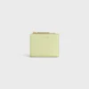Compact Wallet Triomphe Stamp in Supple Grained Calfskin Compact Wallet Triomphe Stamp in Supple Grained Calfskin