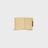 Compact Wallet Triomphe Stamp in Supple Grained Calfskin Compact Wallet Triomphe Stamp in Supple Grained Calfskin