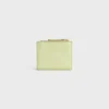 Compact Wallet Triomphe Stamp in Supple Grained Calfskin Compact Wallet Triomphe Stamp in Supple Grained Calfskin