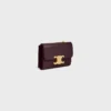 Compact Wallet with Coin Triomphe in Shiny Calfskin Compact Wallet with Coin Triomphe in Shiny Calfskin