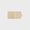 Compact Wallet with Coin Triomphe in Shiny Calfskin Compact Wallet with Coin Triomphe in Shiny Calfskin
