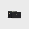 Compact Wallet with Coin Triomphe in Shiny Calfskin Compact Wallet with Coin Triomphe in Shiny Calfskin