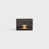 Compact Wallet with Coin Triomphe in Triomphe Canvas