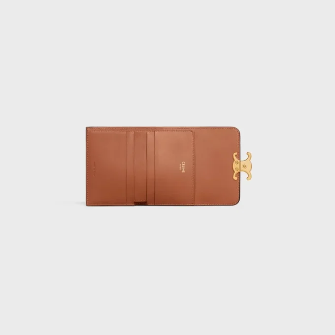 Compact Wallet with Coin Triomphe in Triomphe Canvas