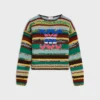 Crewneck Sweater in Mouline Alpaca and Wool