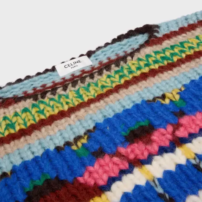 Crewneck Sweater in Mouline Alpaca and Wool
