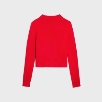 Crewneck Sweater in Wool and Cashmere