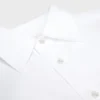 Cropped Shirt in Cotton Poplin